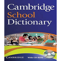 Cambrigde School Dictionary With Cd rom