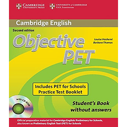 Objective Pet For Schools Pack Without Answers