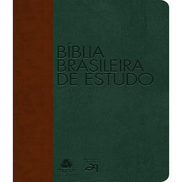 Bíblia Brasileira De Estudo Marrom Verde