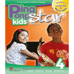 Ping Pong Kids Star Edition Student S Book Pack 4