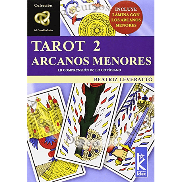 Libro tarot 2 arcanos menores De Leveratto Maria Beatriz KIE