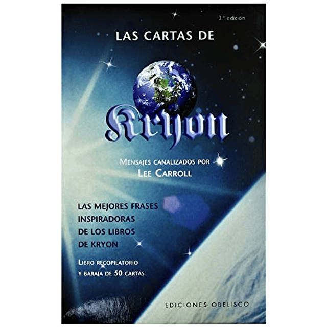 Libro CARTAS DE KRYON [LIBRO + 50 CARTAS] FRASES INSPIRADAS 