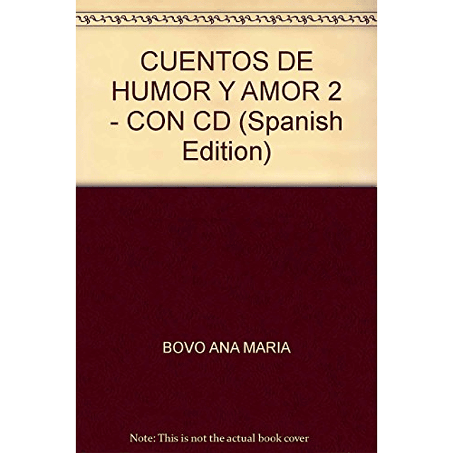 Libro Cuentos De Humor Y Amor 2 incluye Cd Con La Voz De La
