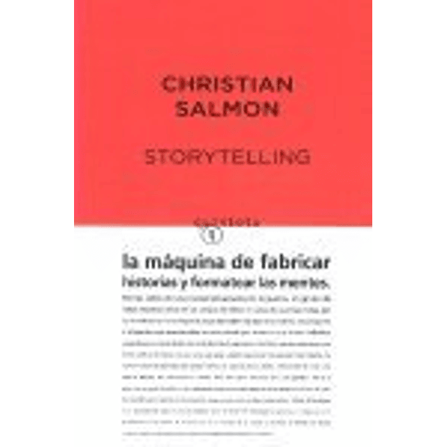 Libro STORYTELLING SERIE QUINTETO 349 De Salmon Christian QU