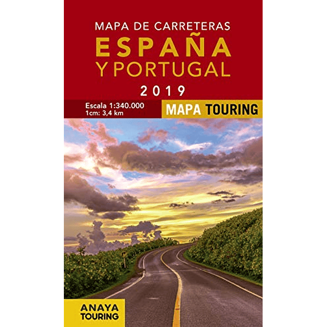Libro Mapa de Carreteras de España y Portugal 1 340 000 2019
