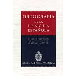 Libro Ortografia De La Lengua Espa?ola [nueva Edicion] rust