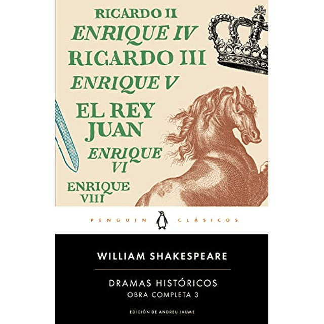 Libro Dramas históricos Obra completa Shakespeare 3 De Shake