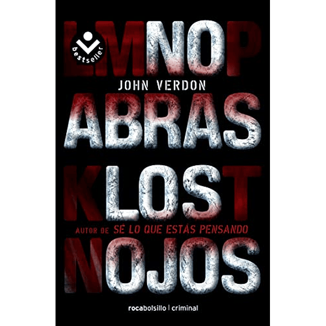 Libro No Abras Los Ojos roca Thriller Verdon John papel