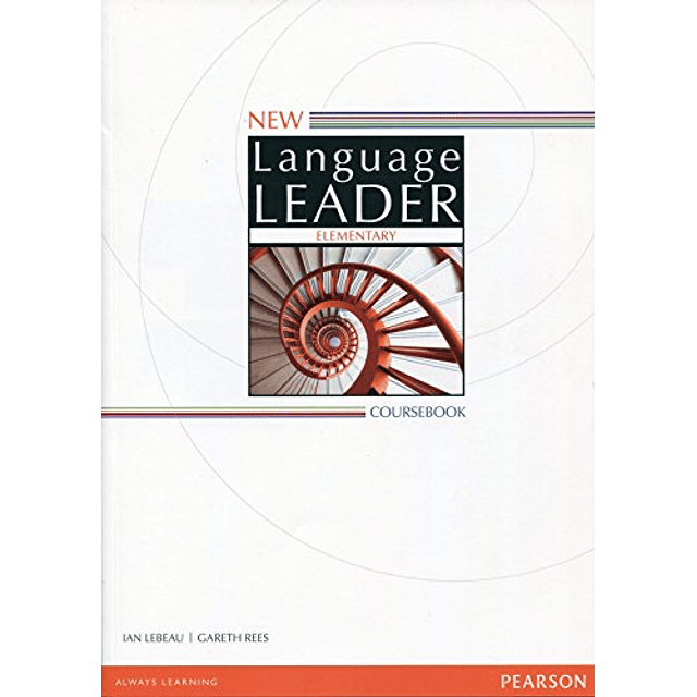 Libro NEW LANGUAGE LEADER ELEMENTARY COURSEBOOK PEARSON De V