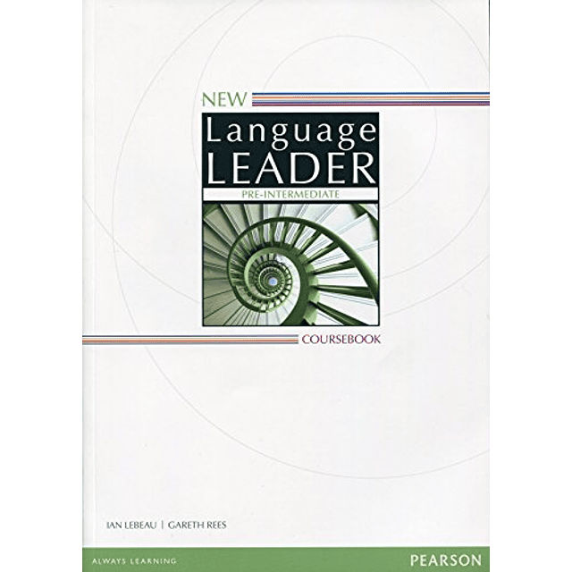 Libro NEW LANGUAGE LEADER PRE INTERMEDIATE COURSEBOOK PEARSO