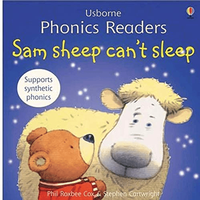Libro SAM SHEEP CAN'T SLEEP USBORNE PHONICS READERS De Cox P
