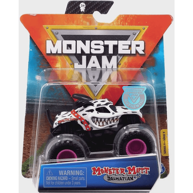 Monster Jam Truck Car dalmata True Metal 1 64