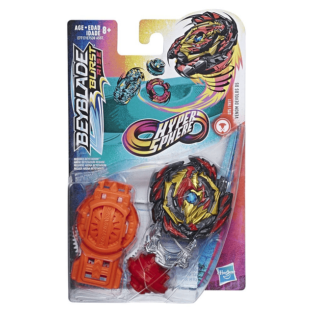 attle Top Beyblade Burst Rise Hyper Sphere Starter Venon Dev