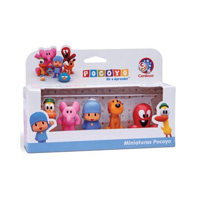 MINI muñecos DE VINIL POCOYO 5 UNIDADES