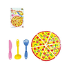 Kit Infantil Comidinha Pizza Com 9 Peças Brinquedo Infantil