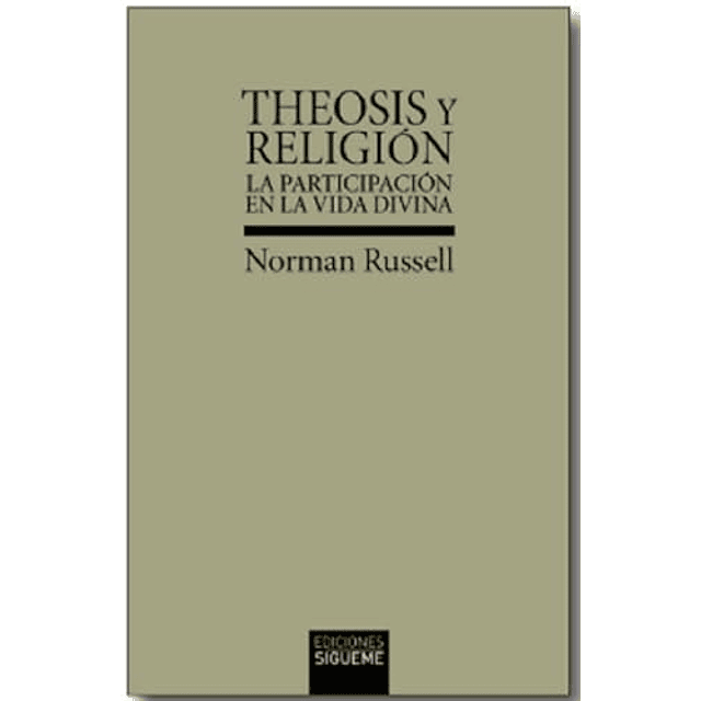 Theosis y religion participacion en la vida divina