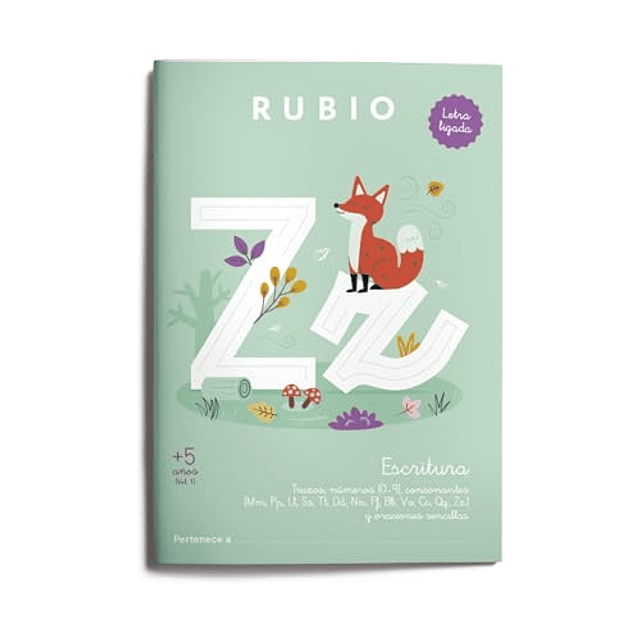 Escritura con letra ligada +5 años Vol 1