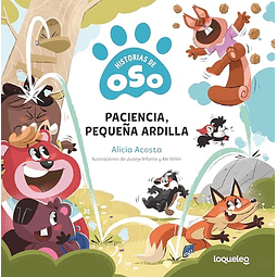 Paciencia pequeña ardilla