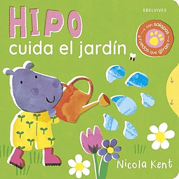 Hipo cuida el jardín