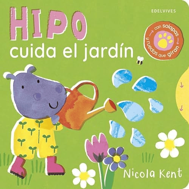 Hipo cuida el jardín