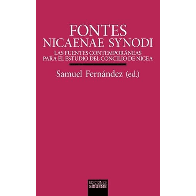 FONTES NICAENAE SYNODI