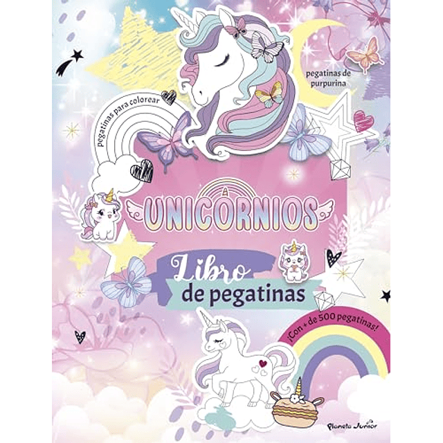 Unicornios Libro de pegatinas