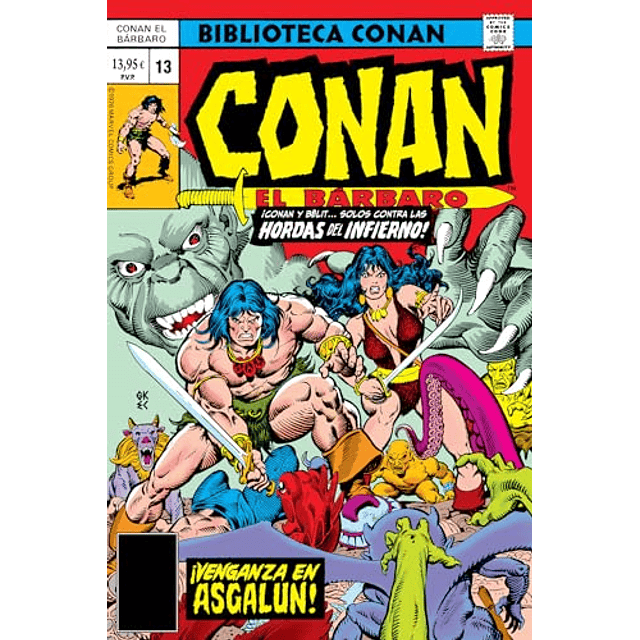 BIBLIOTECA CONAN CONAN EL BARBARO 13