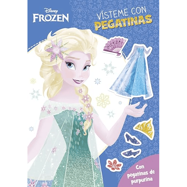 Frozen Vísteme con pegatinas 2
