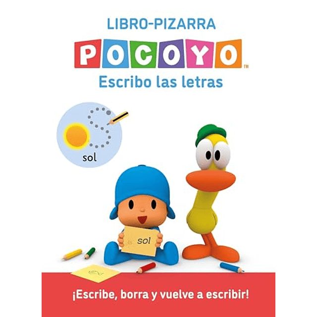 Pocoyó Lectoescritura Escribo las letras Libro pizarra