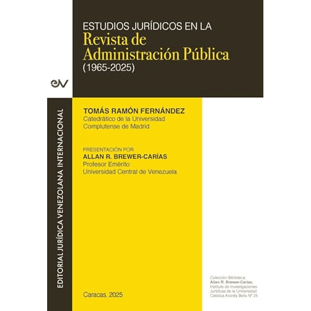 ESTUDIOS JURIDICOS EN LA REVISTA DE ADMINISTRACION PUBLLICA