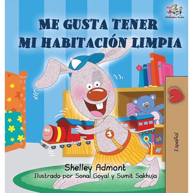 I LOVE TO KEEP MY ROOM CLEAN SPANISH BOOK FOR KIDS