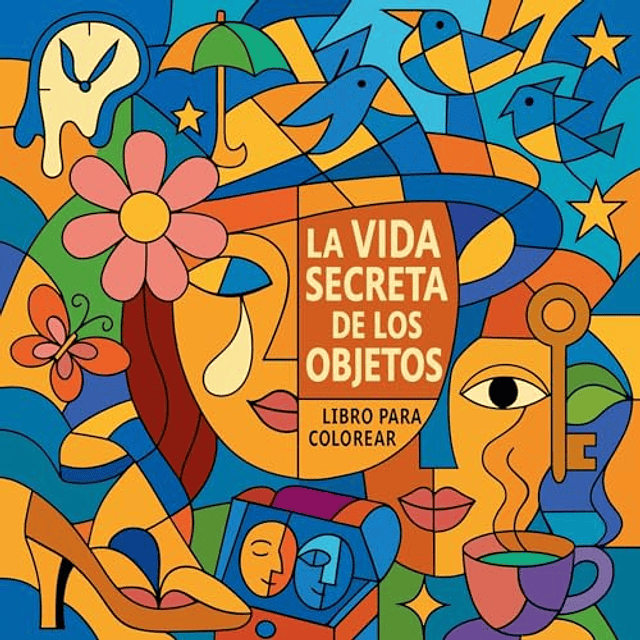 LA VIDA SECRETA DE LOS OBJETOS LIBRO PARA COLOREAR