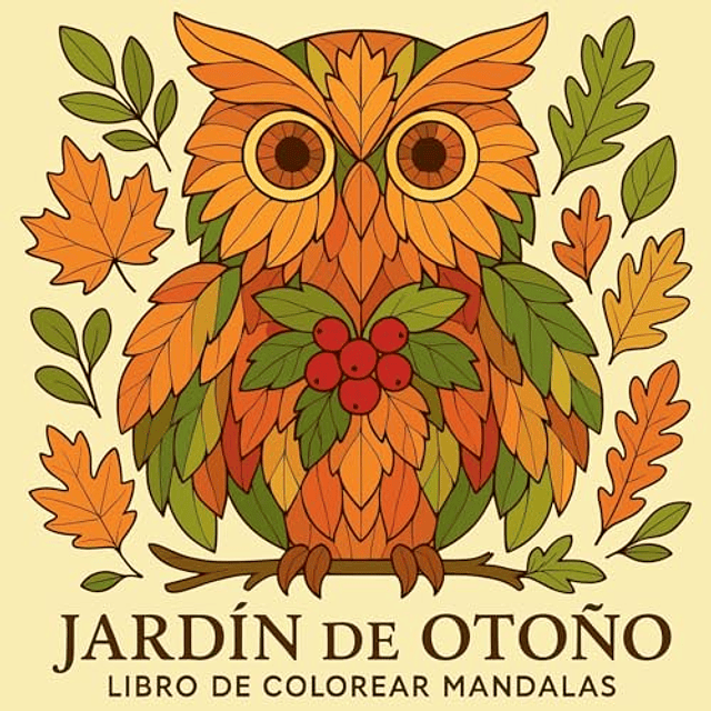 JARDÖN DE OTOÑO LIBRO DE COLOREAR MANDALAS