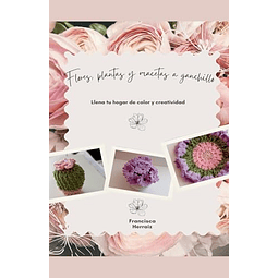 Flores plantas y macetas a ganchillo