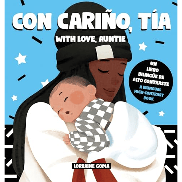 CON CARIÑO TÖA WITH LOVE AUNTIE SPANISH ENGLISH BILIN