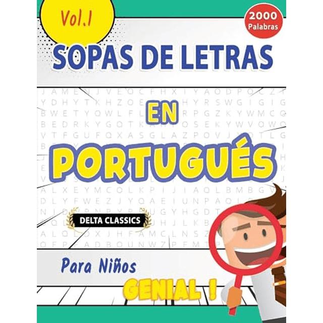 SOPA DE LETRAS EN PORTUGUES PARA NIÑOS GENIAL! VOL 1 DEL