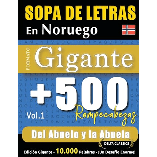 SOPA DE LETRAS EN NORUEGO FORMATO GIGANTE