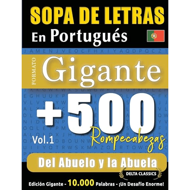 SOPA DE LETRAS EN PORTUGUES FORMATO GIGANTE