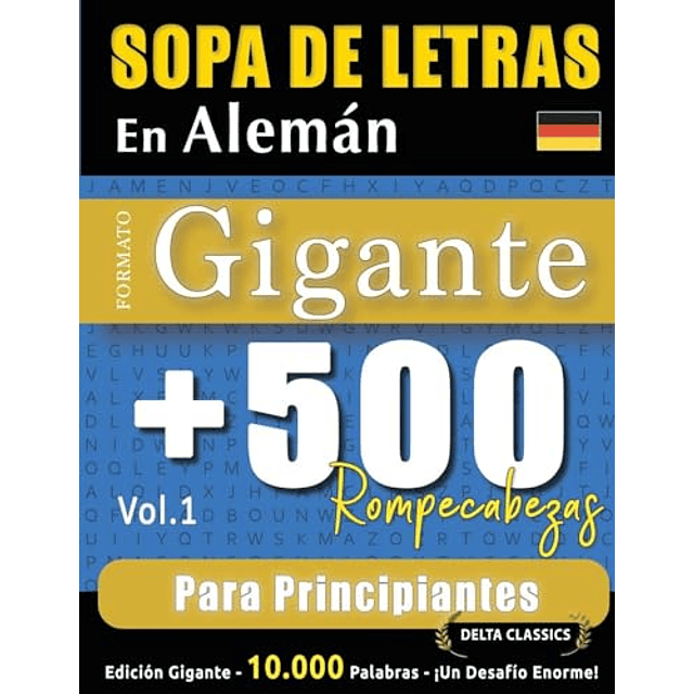 SOPA DE LETRAS EN ALEMAN FORMATO GIGANTE