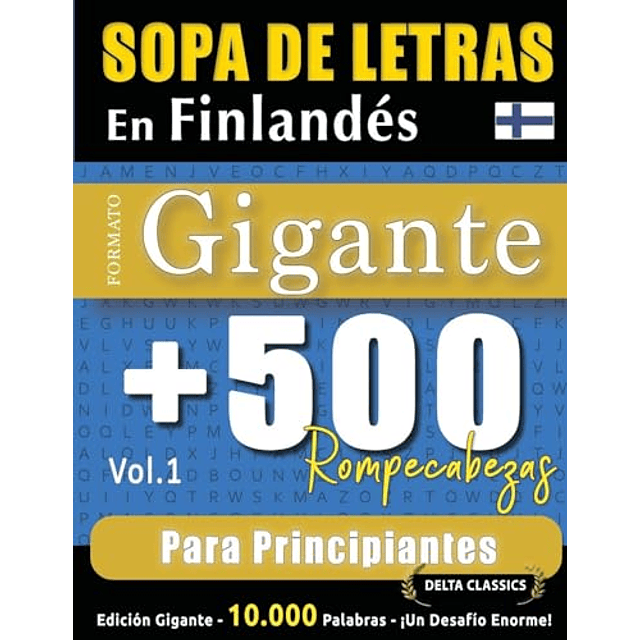 SOPA DE LETRAS EN FINLANDES FORMATO GIGANTE
