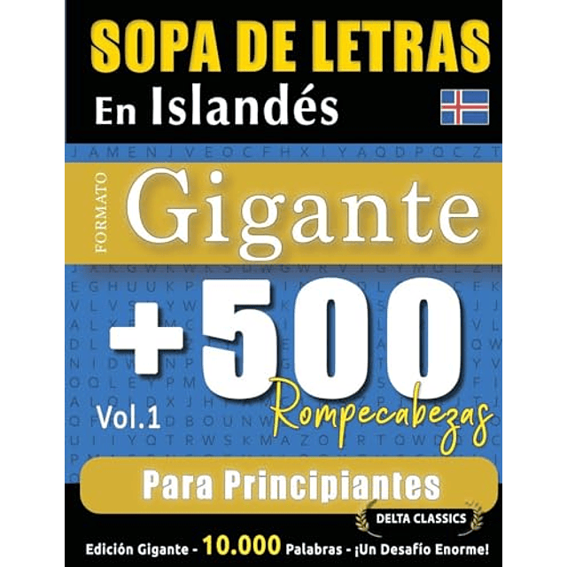 SOPA DE LETRAS EN ISLANDES FORMATO GIGANTE