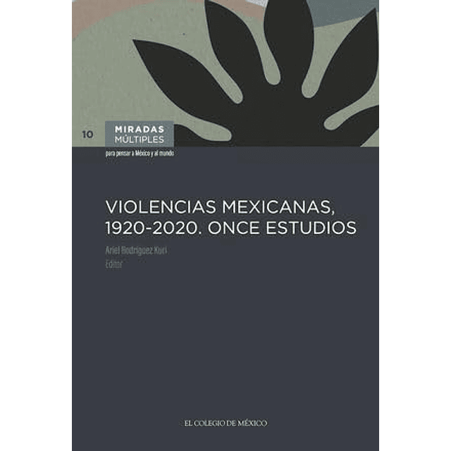 VIOLENCIAS MEXICANAS 1920 2020 ONCE ESTUDIOS