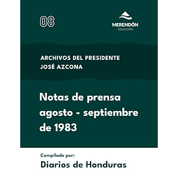 NOTAS DE PRENSA AGOSTO SEPTIEMBRE DE 1983