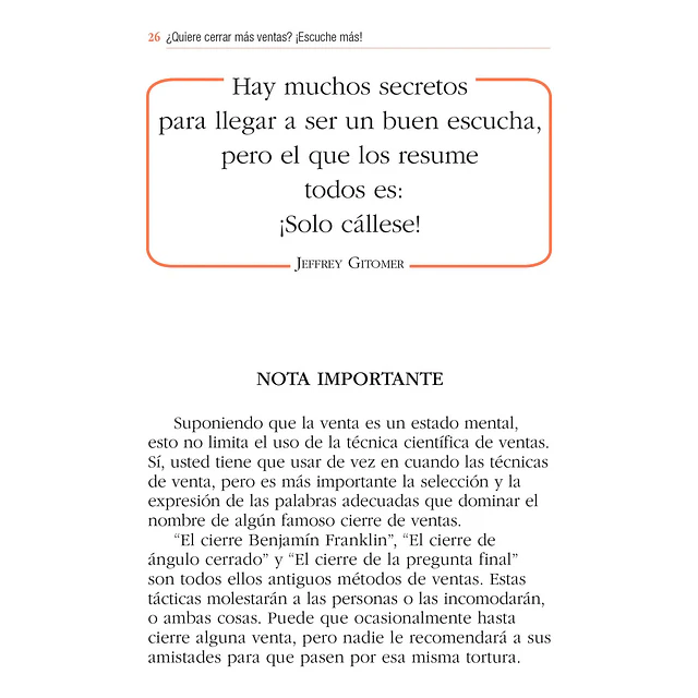El Cierre de la Venta. El efectivo y poderoso libro sobre