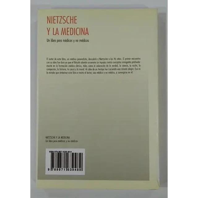Nietzche y la Medicina