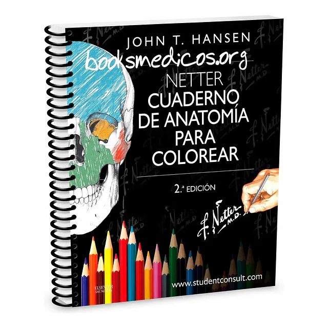 Cuaderno de Anatomía para Colorear Netter
