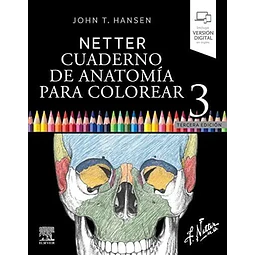 Cuaderno para anatomía para colorear. Netter