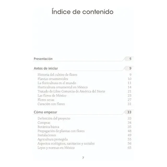 Cultivo de flores