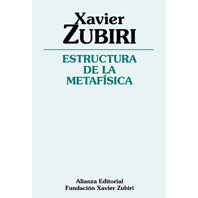 Estructura de la metafísica