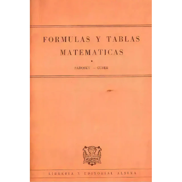 Tablas y Fórmulas Matemáticas